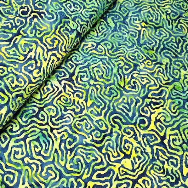 GREEN BLUE Amsterdam Batikstoff aus Indonesien